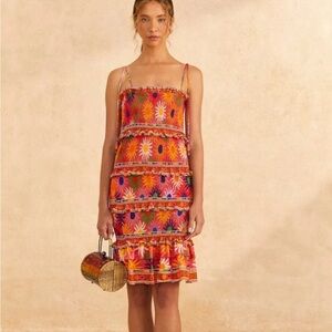 NWT Farm Rio Summer Sun Mini Dress Sz XL